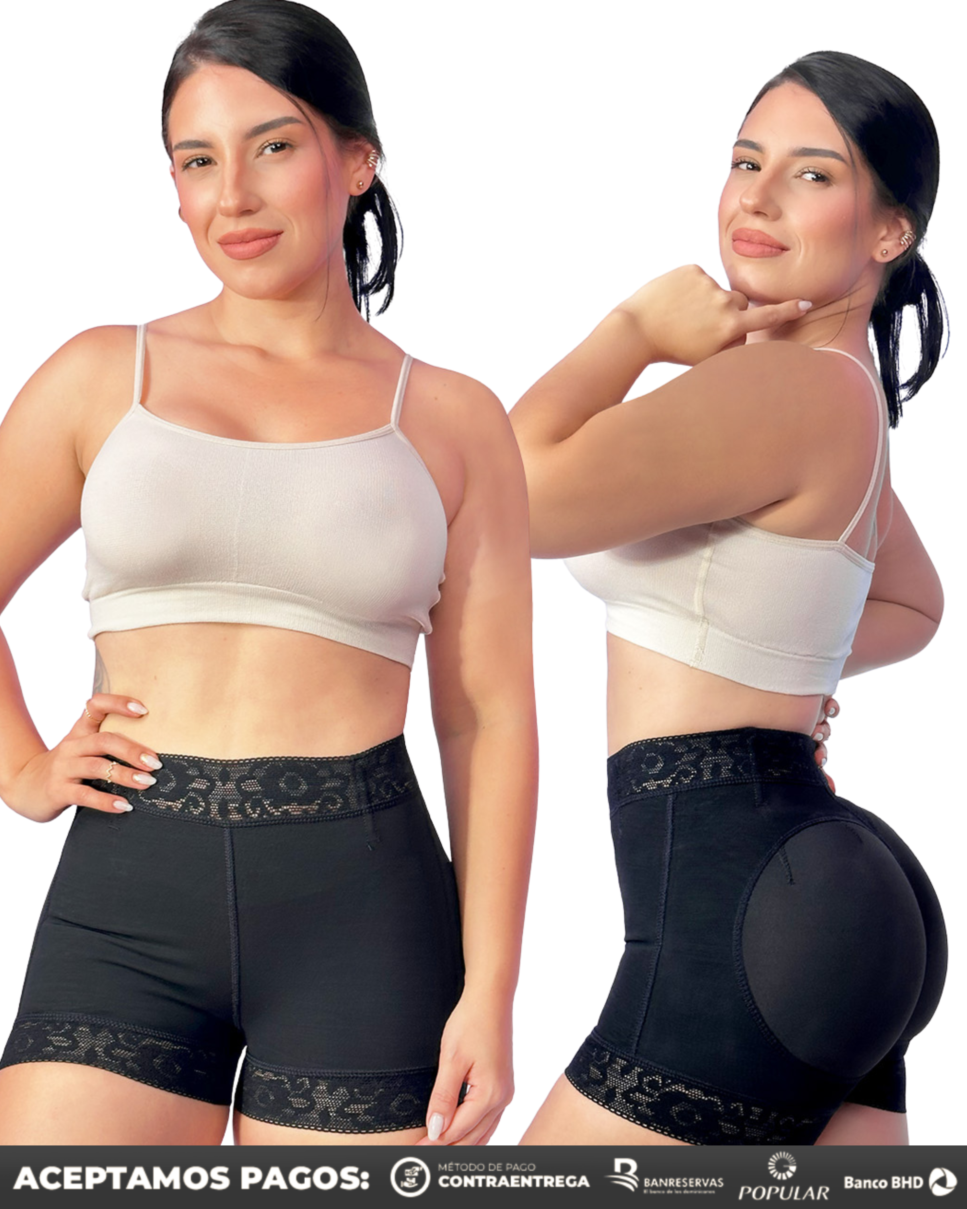 Short Cachetero Colombiano con Varillas NayidaCore™ | Control y Comodidad