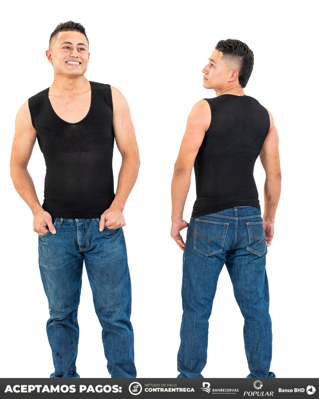 Camisa de Compresión Moldeadora para Hombre NayidaCore™ | La Camisa Colombiana que Resalta tu Mejor Versión