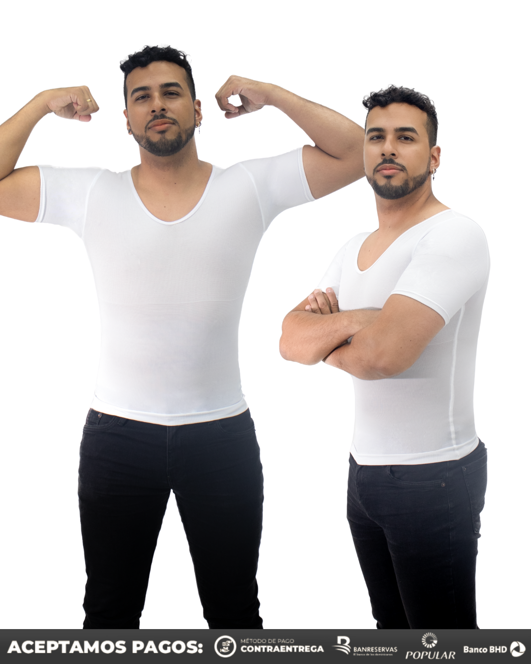 Camisa de Compresión con Manga NayidaCore™ | Define tu Figura con Manga de Soporte y Comodidad Invisible