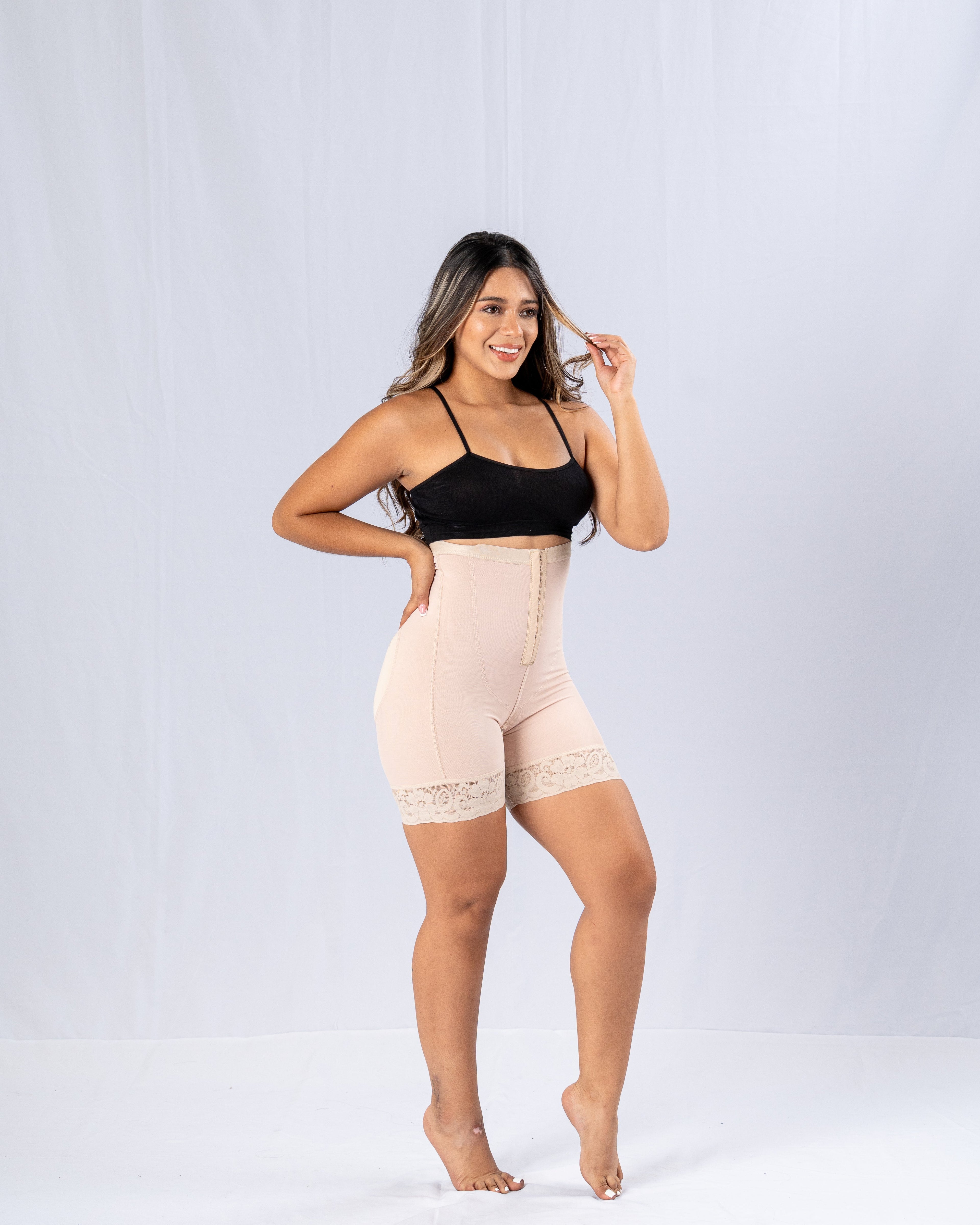 Short Moldeador Colombiano de Tiro Alto NayidaCore™ | Control de Abdomen y Realce Natural
