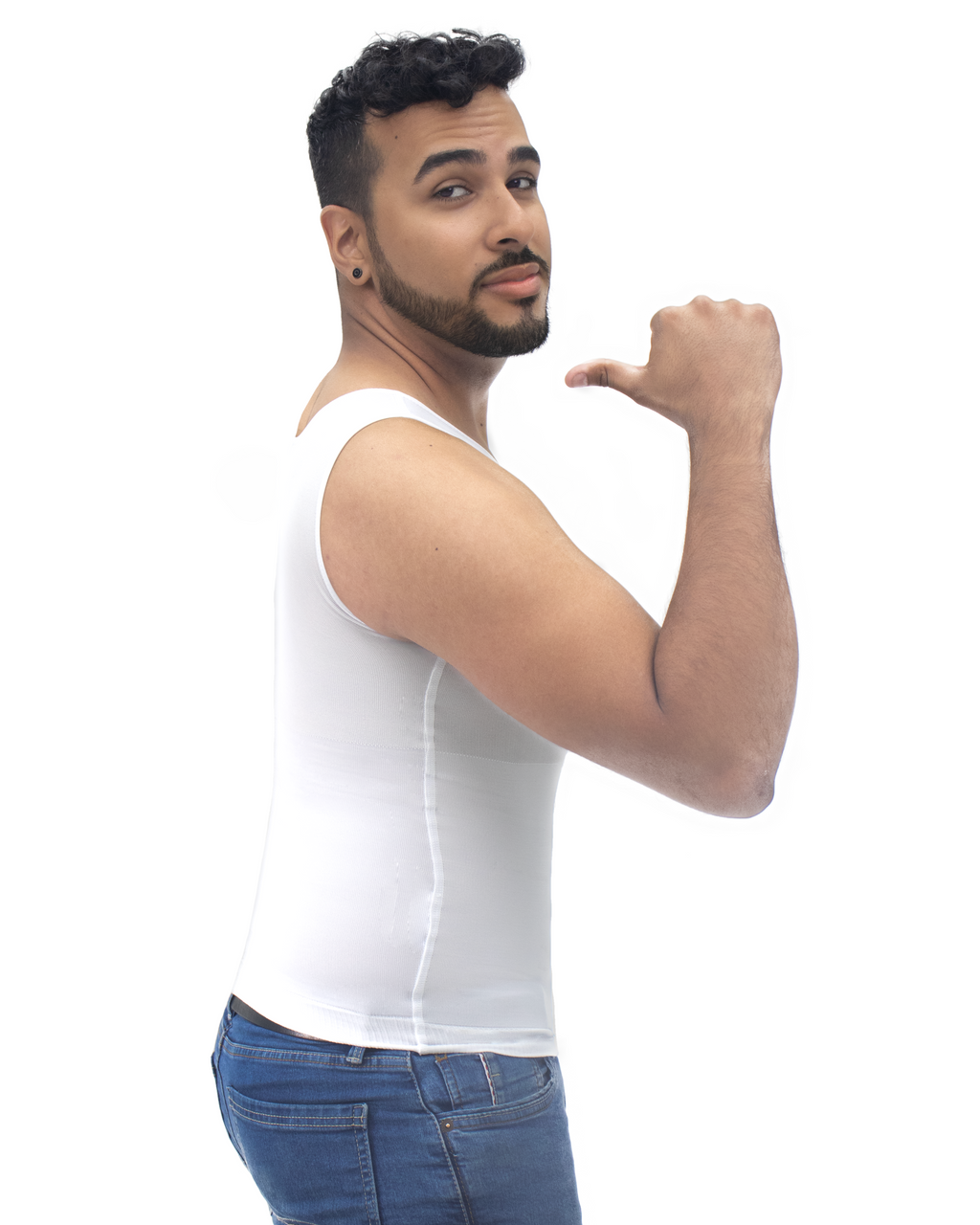 Camisa de Compresión Moldeadora para Hombre NayidaCore™ | La Camisa Colombiana que Resalta tu Mejor Versión